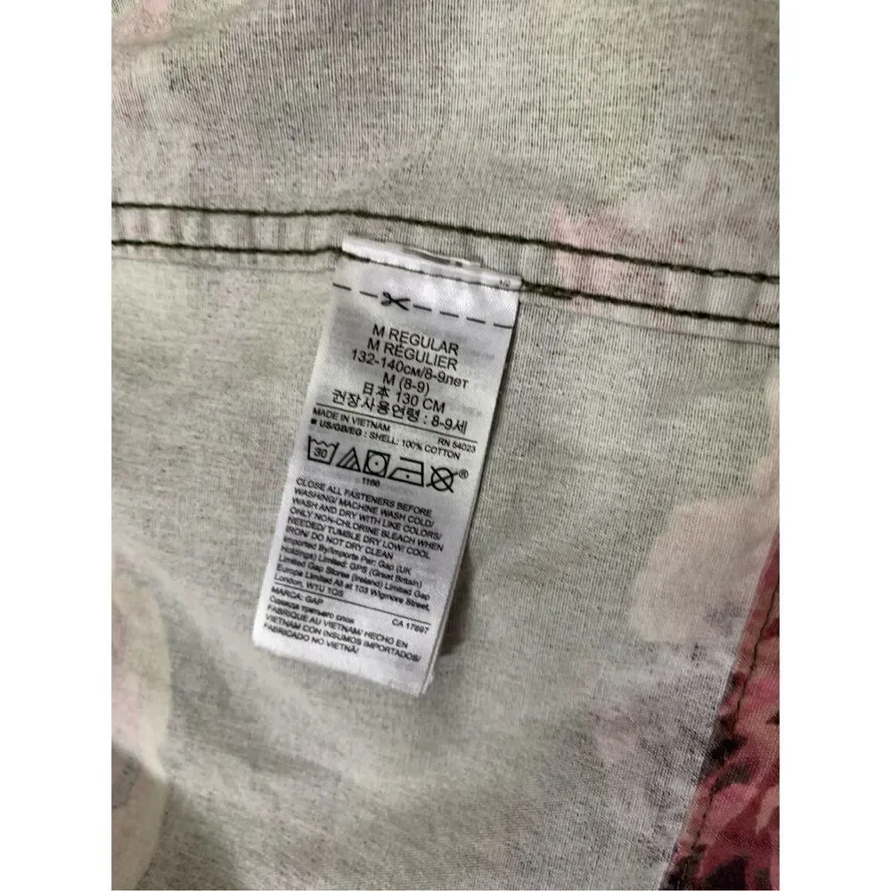 Gap Girls M Floral Camo Jacket